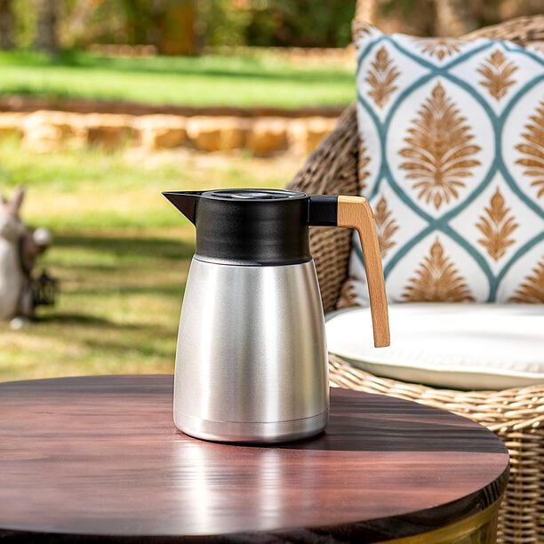 Bouteille isotherme Dallaty en acier blanc nature 1,5 L